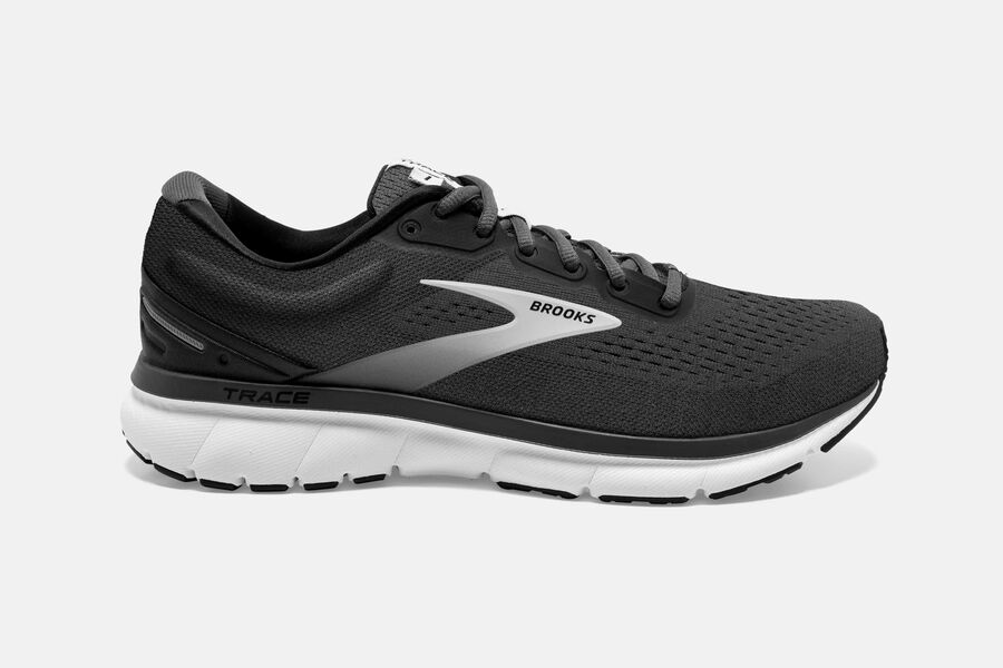 Brooks Trace Road Loopschoenen Heren - Zwart/Grijs - 135049MBP